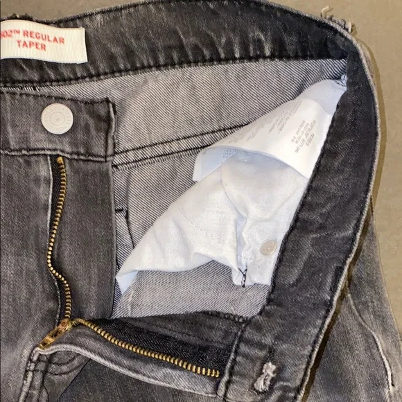 Levi's 502 Regular Taper Fit Jeans Faded Size 16 REG 28x28 - Picture 9 of 12